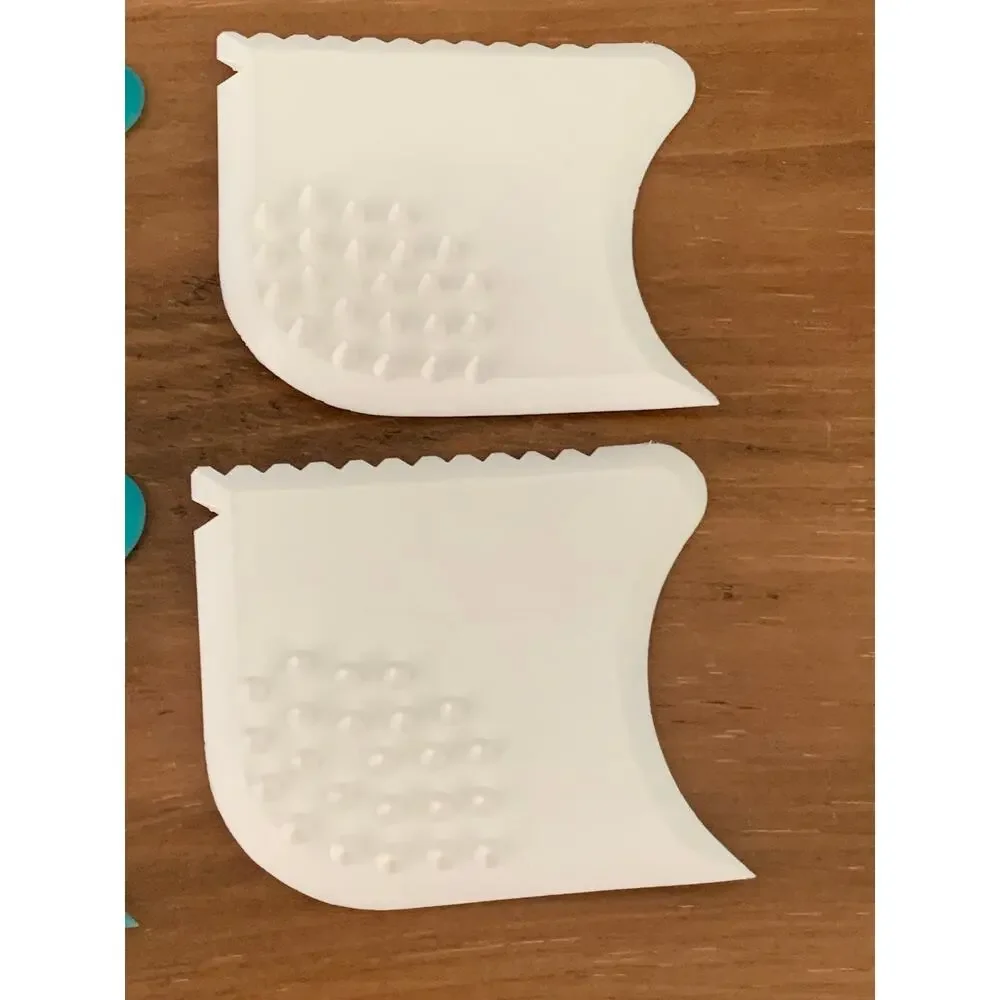 Tupperware Scrape Em All Scraper Scrubber Set 4 Vintage Gadget 2 Almond 2 Aqua